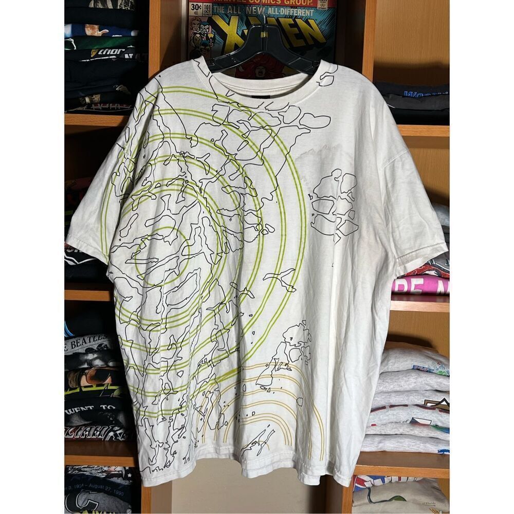 Vintage Y2K Rare Jordan Topography Radar Tee